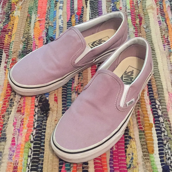 Vans Shoes - Vans Lavender Slip On